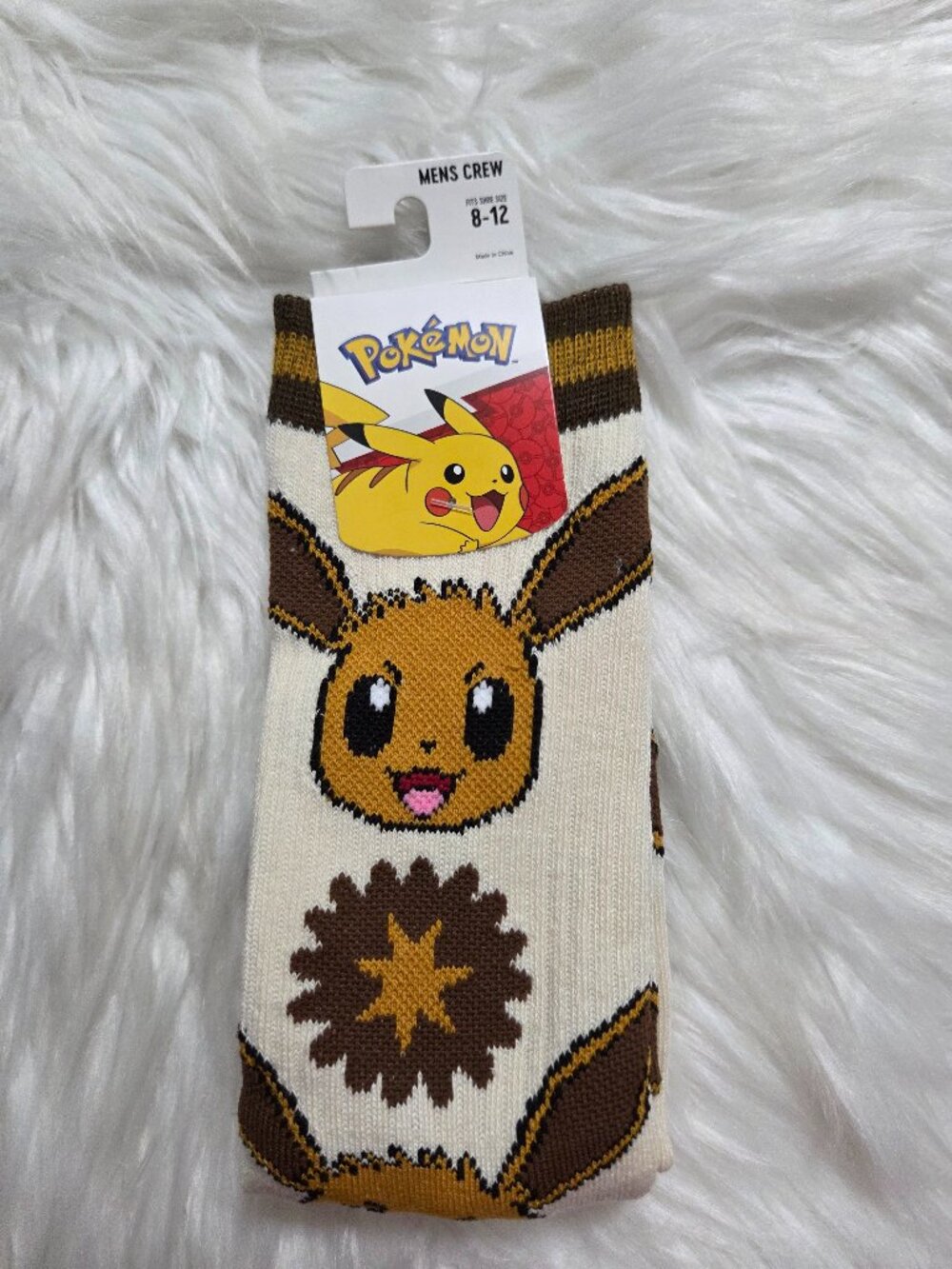 Pokemon Eevee Crew Socks